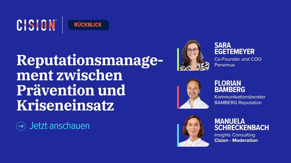 On-Demand: Reputationsmanagement zwischen Prävention und Kriseneinsatz